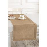 ÖDEL HOME Jüt Kumaş Kalın Dikişli 40x130 Cm Runner