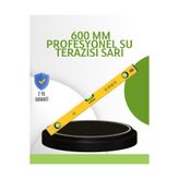 OEM Hassas Ölçüm Sağlayan 600 Mm Sarı Su Terazisi