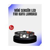 OEM Kamp Ve Yürüyüş için Sensörlü Led Kafa Feneri Ayarlanabilir