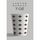 Oem Karton Bardak 7 Oz Kullan At Bardak Sızdırmaz 200 Adet 50*4