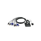 OEM Kvm Auto Switch Aten Cs22u 2 Port Usb Vga Kvm Switch
