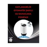 OEM Otomatik Şarjlı Damacana Pompası Ev Ofis Kamp Kullanım