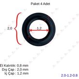 OEM Plakalı Eşanjör Oring Conta Seti (4 Ad.) 20*12*0,8