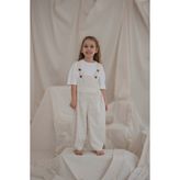 Oh La La Koala Krem Childhood Velvet Çocuk Salopet Tulum - 2 - 3 Yaş