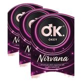 Okey Nirvana 20'li Ekonomik Prezervatif (3 paketi)