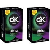 Okey Ritim Prezervatif 20'li X2 - 1