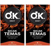 Okey Sicak Temas Prezervatif 10 Adet (2 paketi)