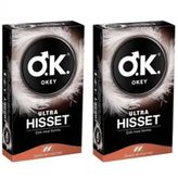 Okey Ultra Hisset 10'lu 2 Kutu Prezervatif