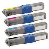 Oki C301 A+Plus 1 Takım 4 Renk Muadil Toner