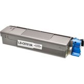 Oki C610 Siyah Muadil Toner