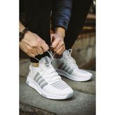 Oksit Ald Şerit Detaylı Kalın Taban Erkek Sneaker - Beyaz