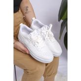 Oksit Becca Kalın Taban Kadın Sneaker - Beyaz