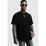 Oksit Crash Erkek Oversize T-Shirt - M - Siyah