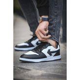 Oksit Creed Kalın Taban Erkek Sneaker - Siyah