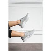 Oksit Monica Kalın Taban Fileli Kadın Sneaker - Gri