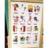 Okuling Manyetik İngilizce Kelime Kartları Eylemler - Action Words