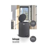 Okyanus Home Coliseum Antrasit Pedallı Çöp Kovası