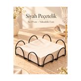 Okyanus Home Siyah Serisi Yatay Peçetelik