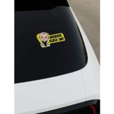 Okyay Works Arabada Bebek Var Dijital Baskı Sticker