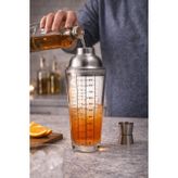 Ölçü Çizgili Cam Kokteyl Shaker
