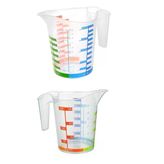 Ölçü Kabı Dereceli Renkli 1000 Ml + 300 Ml Set