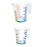 Ölçü Kabı Dereceli Renkli 1000 ml + 500 ml Set