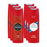 Old Spice Duş Jeli Seti Captain X3 + White Water X3