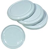 Olgun Home Beyaz Kavanoz Kapağı 10 Adet 82 mm