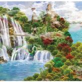 Olimpia 1000 Parça Şelale ve Güzel Manzara Puzzle