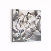 Olla 10086K Abstract Görsel Kare 25x25 cm Kanvas Tablo
