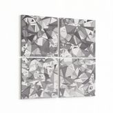 Olla 10167K4 Abstract Görsel Kare 4 Parça 65x65 cm Kanvas Tablo