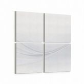 Olla 10184K4 Abstract Görsel Kare 4 Parça 65x65 cm Kanvas Tablo