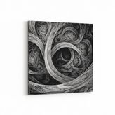 Olla 10321K Abstract Görsel Kare 25x25 cm Kanvas Tablo