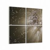 Olla 10366K4 Abstract Görsel Kare 4lü 65x65 cm Kanvas Tablo