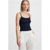OLYNN Lacivert Ultra Premium Soft Askılı Bluz