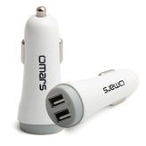 Omars 4.8A Çift USB Çıkışlı Araç Şarj Cihazı