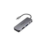 Omars 4 Port USB-C Hub 4K HDMI Video Transferi USB 3.1 PD USB-A ve Type-C Hub Çoklayıcı Adaptör