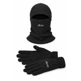 Omotasarım Alone Unisex Polar Uzun Eldiven Kar Maskesi Set