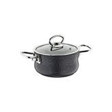 Oms Granit 14x8 cm Gri Mini Güveç Tencere