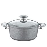 Oms Granit Gri 20 cm Derin Tencere
