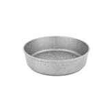 OMS PASLANMAZ 3411 Tek Parça Bio Granit 26x7,5 Cm Fırın Tepsisi Gri