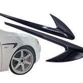 Omsa Universal Race Piano Siyah Abs Çamurluk Hava Deliği
