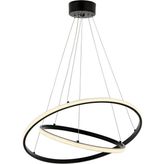 Ömür Avize 2002-2S LED Siyah Avize - 1 - Beyaz