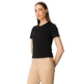 ON Sıfır Yaka Kısa Kol Basic Bluz, 26K.ON.BLZ.61334.01