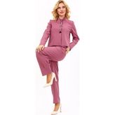 Önder Özsoy Boydan Düğmeli Mini Ceket-Rose - 1010100 - 48