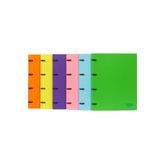 Önder Rainbow Colors A4 4 Halka Öğrenci Klasörü Mor