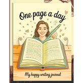One Page A Day - Kids Writing Journal: Daily Planner