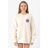 One Piece Anime Gomu Gomu Devil Fruit Ekru Kadın 2ip Sweatshirt