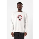 One Piece Anime Monkey D Luffy Beyaz Erkek 2ip Sweatshirt