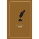 One sentence a day for 5 years BROWN: A Five Years Memory Memory Book